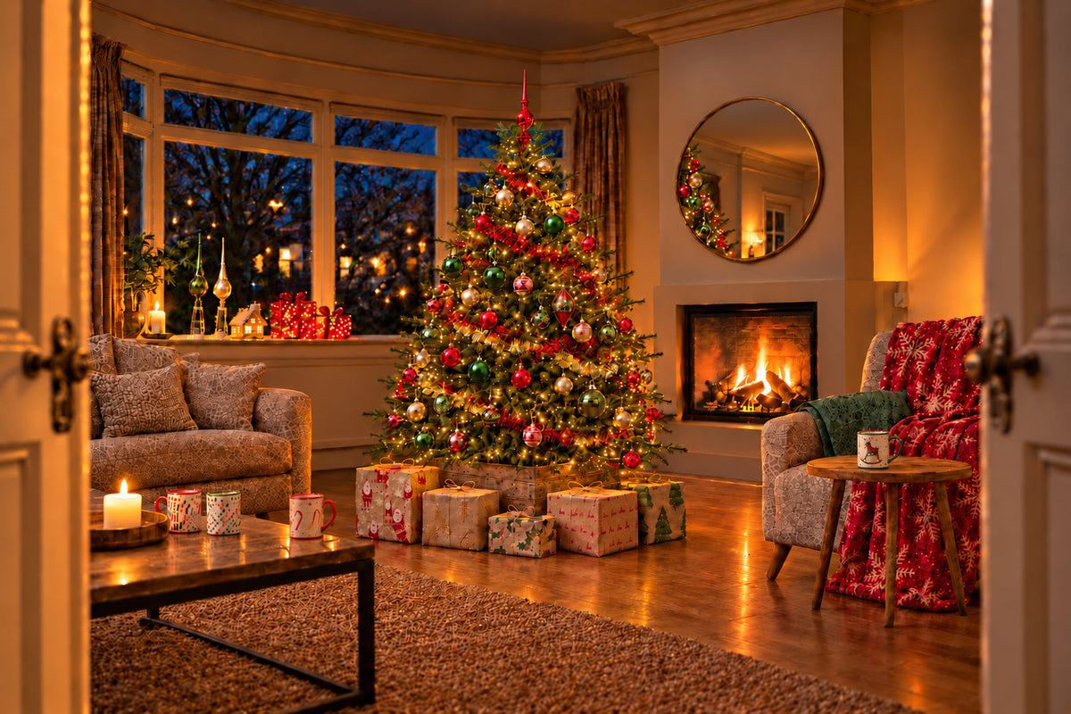 Kerstsfeer in Klassiek Kerstgeluk-stijl