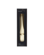 Piek glas 26 cm mat, wolwit