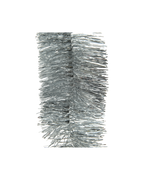 Lametta slinger, diameter 7 cm, lengte 270 cm, zilver