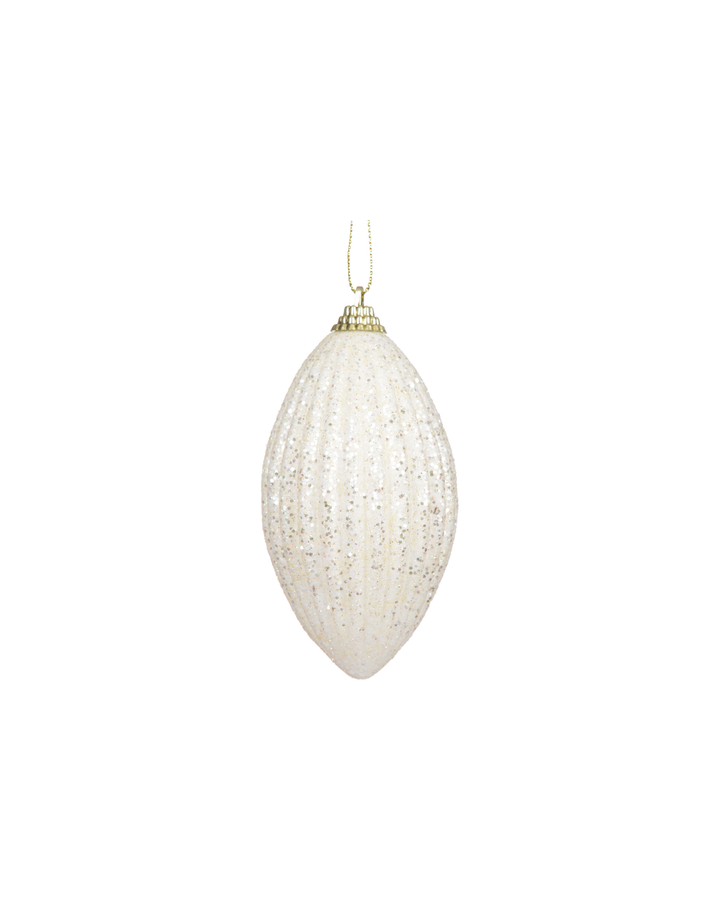Pegel foam met glitter, wolwit