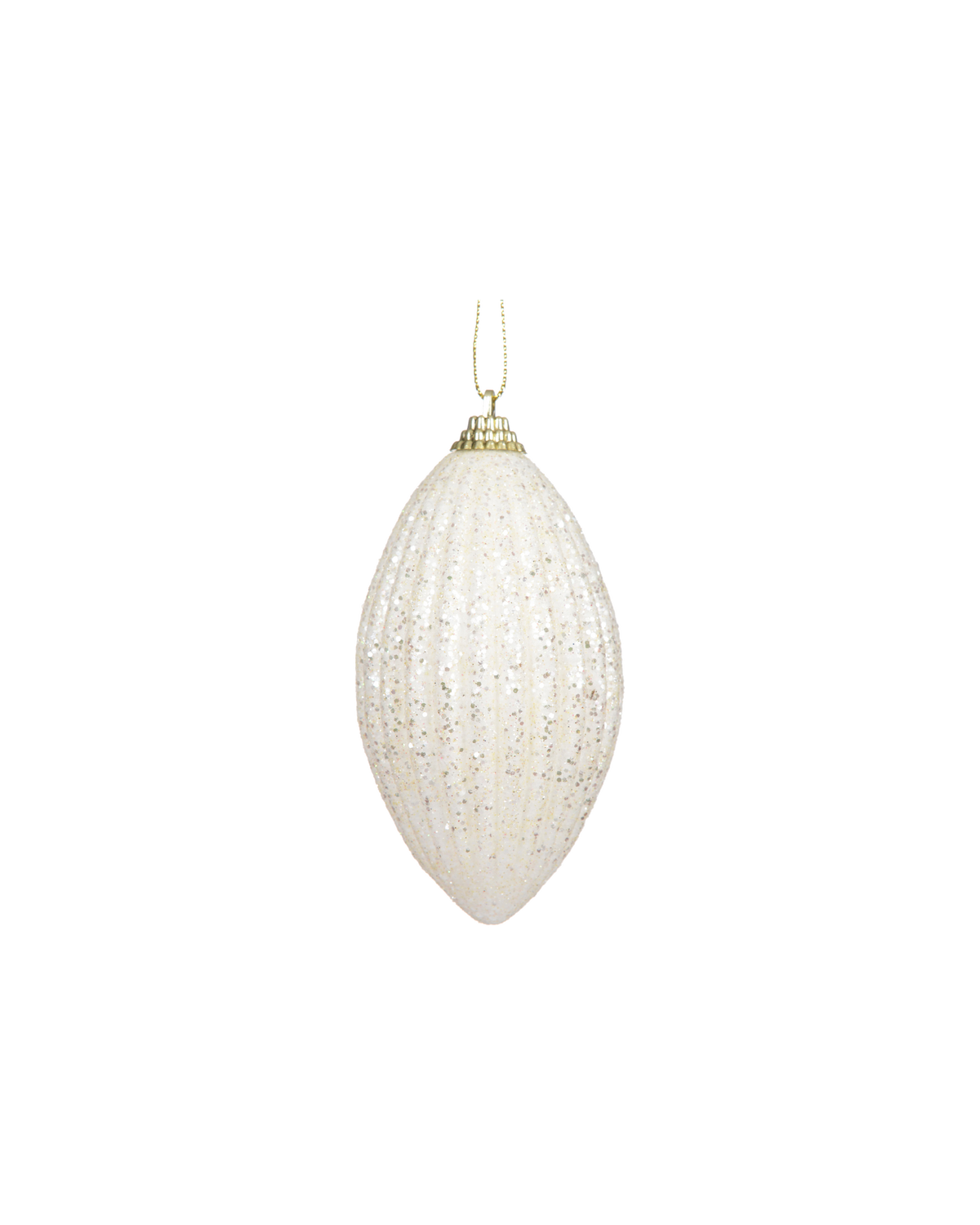 Pegel foam met glitter, wolwit