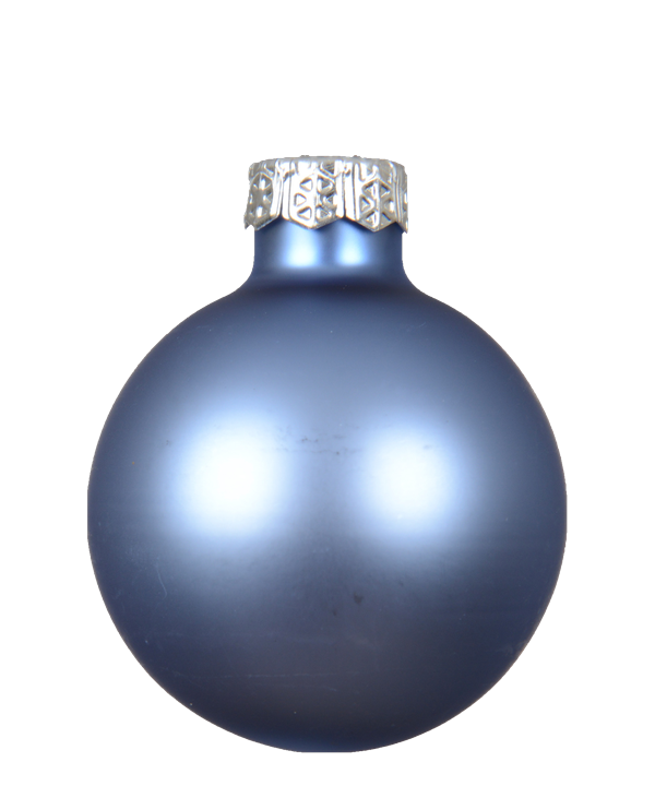 Ochtendblauw kerstbal mat